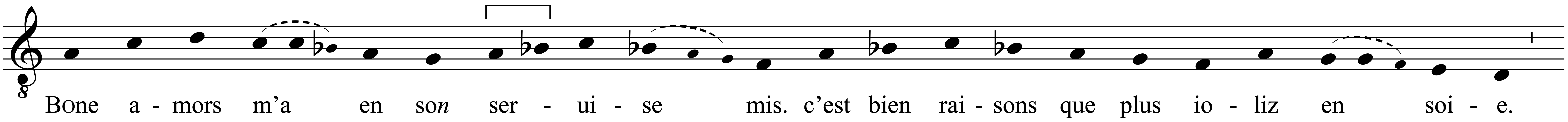 Work musical notation